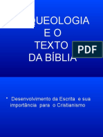 Arqueologia e Textos Da Bíblia