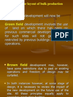 Principles For Layout of Bulk Production Facilities: Green Field