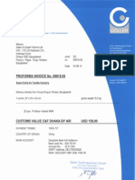 Iv, Yw: Proforma Invoice No. 09918-05