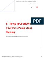 8 Things To Check When Your Vane Pump Stops Flowing - Hydraulic Parts Source