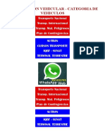 Clasificacion Vehicular