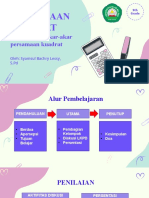 Menentukan Akar-Akar Persamaan Kuadrat