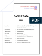 Backup Data MC 0 O
