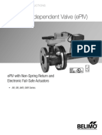 Electronic Pressure Independent Valve (ePIV) : ePIV With Non-Spring Return and Electronic Fail-Safe Actuators RT D