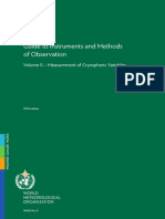 Guide To Instruments and Methods of Observation: Volume II - Measurement of Cryospheric Variables