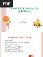 Concepts of Health and Disease