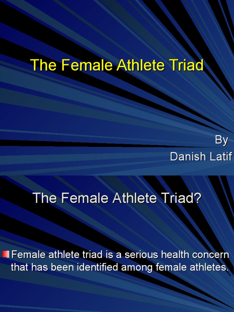 Female Athlete Triad PDF Health Sciences Clinical Medicine