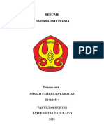 Ahmad Fahreza Syahadat - D10121514 - Resume - BHS - Indonesia