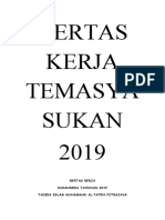 Kertas Kerja Temasya Sukan 2019
