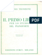 Il Primo Libro Per Lo Studio Del Pianoforte - Antonio Trombone