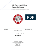 Middle Georgia College General Catalog 2010-2011