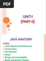 UNIT-I (Constructors & This Keyword)