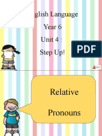 English Language Year 6 Unit 4: Step Up!