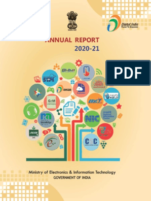 MeitY AR English 2020-21, PDF, Computer Security