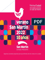 Agenda Verano San Martin 2022