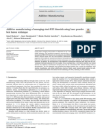 Additive Manufacturing of Maraging Steel-H13 Bimetals Using Laser Powder