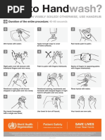 Handwashing Procedure Guide | PDF | Hand Washing | Hygiene
