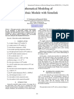 Mathematical Modeling of Photovoltaic Module With Simulink: N. Pandiarajan and Ranganath Muthu