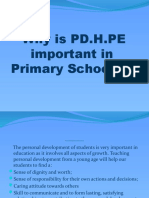 Why Is PD.H.PE Important in Primary Schools?