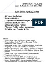 Powerpoint Mata Kuliah Folklore