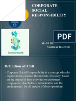CORPORATE SOCIAL RESPONSIBILITY ppt