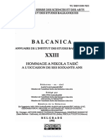 Balcanica XXIII (1992) 