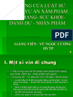 Bai 10 BÀI LS TINH MANG - SUC KHOE - DANH DU - NHAN PHAM