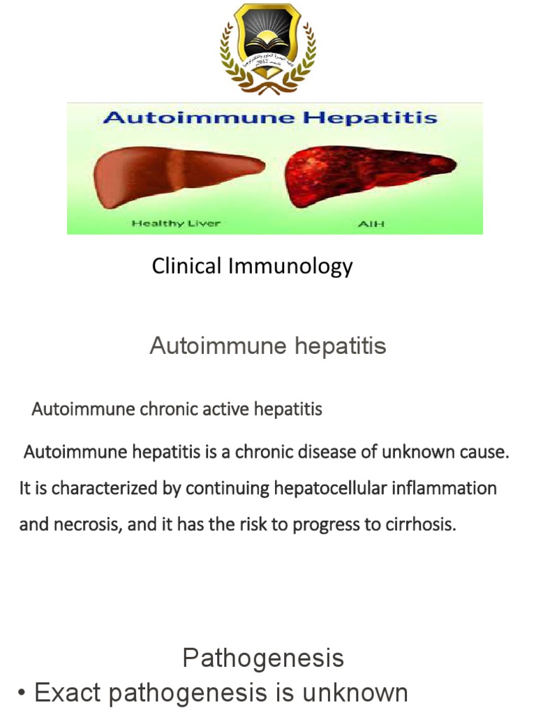 Autoimmune Hepatitis Lecture | PDF | Hepatitis | Autoimmunity