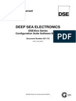 Deep Sea Electronics: DSE45xx Series Configuration Suite Software Manual