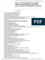 Fiche LiSA_Diagnostiquer _ Un Trouble Dépressif, Un Trouble Anxieux, Un Trouble Obsessionnel Compulsif, Un Trouble de Stress Post-traumatique, Un Trouble de l'Adaptation, Un Trouble de La Personnalité. — LiSA