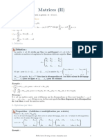 Matrices (II)