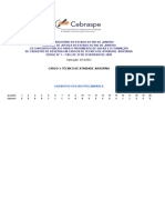 Cespe Cebraspe 2021 TJ RJ Tecnico Judiciario Gabarito