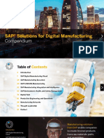 SAP® Solutions For Digital Manufacturing: Compendium