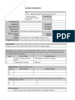 Use Case Specifications Template