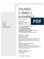 Currículum Daniel Lomelí