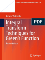 Integral Transform Techniques For Green's Function: Kazumi Watanabe