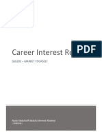 Career Interest Report - 202002581