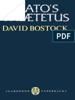 Bostock - Theaetetus 1991