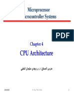 Chapter 4 CPU Architecture