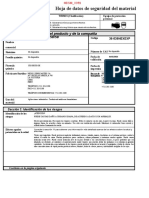 Hoja de datos de seguridad del material Nexo Ultra ELC-N 50/50