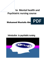1 Introduction To Psych Nursing
