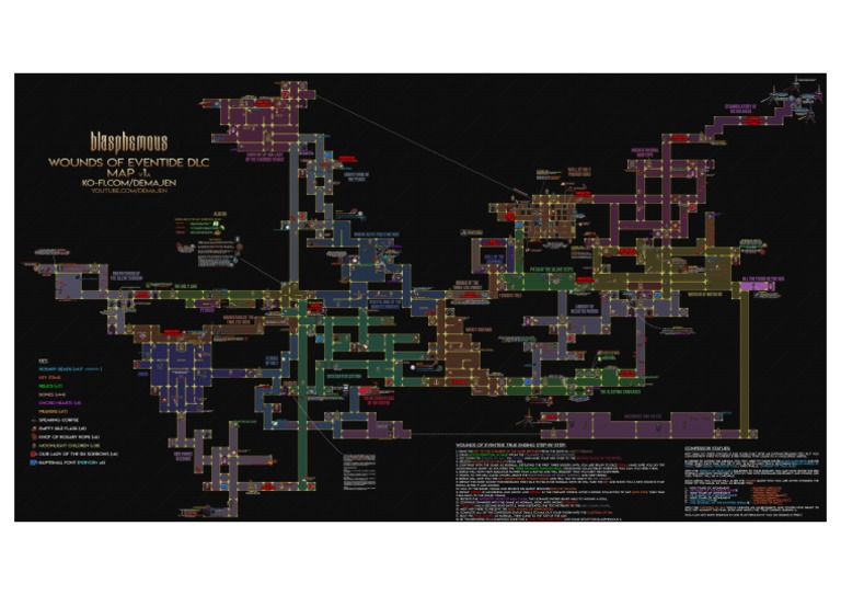 Blasphemous DLC3 Wounds of Eventide MAP v1 | PDF