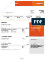 Previous Balance Current Charges Amount Due Due Date $0.00 + $65.12 $65.12 Oct 23, 2021