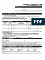 General Claim Submission Form: Section 1 - Plan Member Information