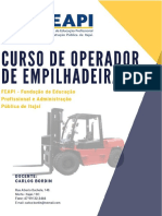 Apostila Curso de Formação para Operador de Empilhadeira A Combustão