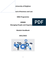 HRM84 Module Handbook