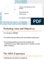 Lecture 1 - Module Introduction