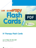 IV Therapy Flash Cards