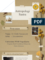 PPT Kelompok 11 (Antropologi Sastra)