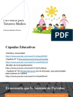 Relaciones Familiares en Educación Parvularia Terceros Medios